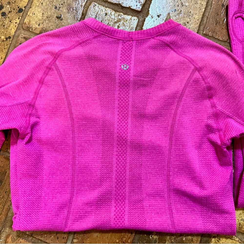 lululemon athletica Pink Long Sleeve Top